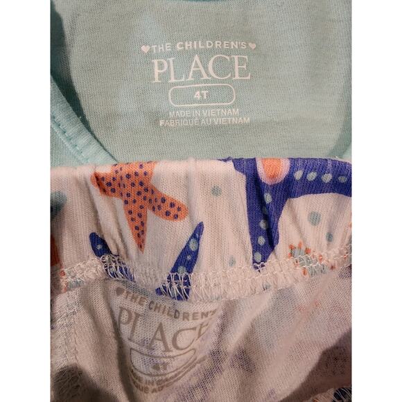 The Children's Place 2pc Toddler Girl Beach Theme Outfit 4T - Picture 3 of 3